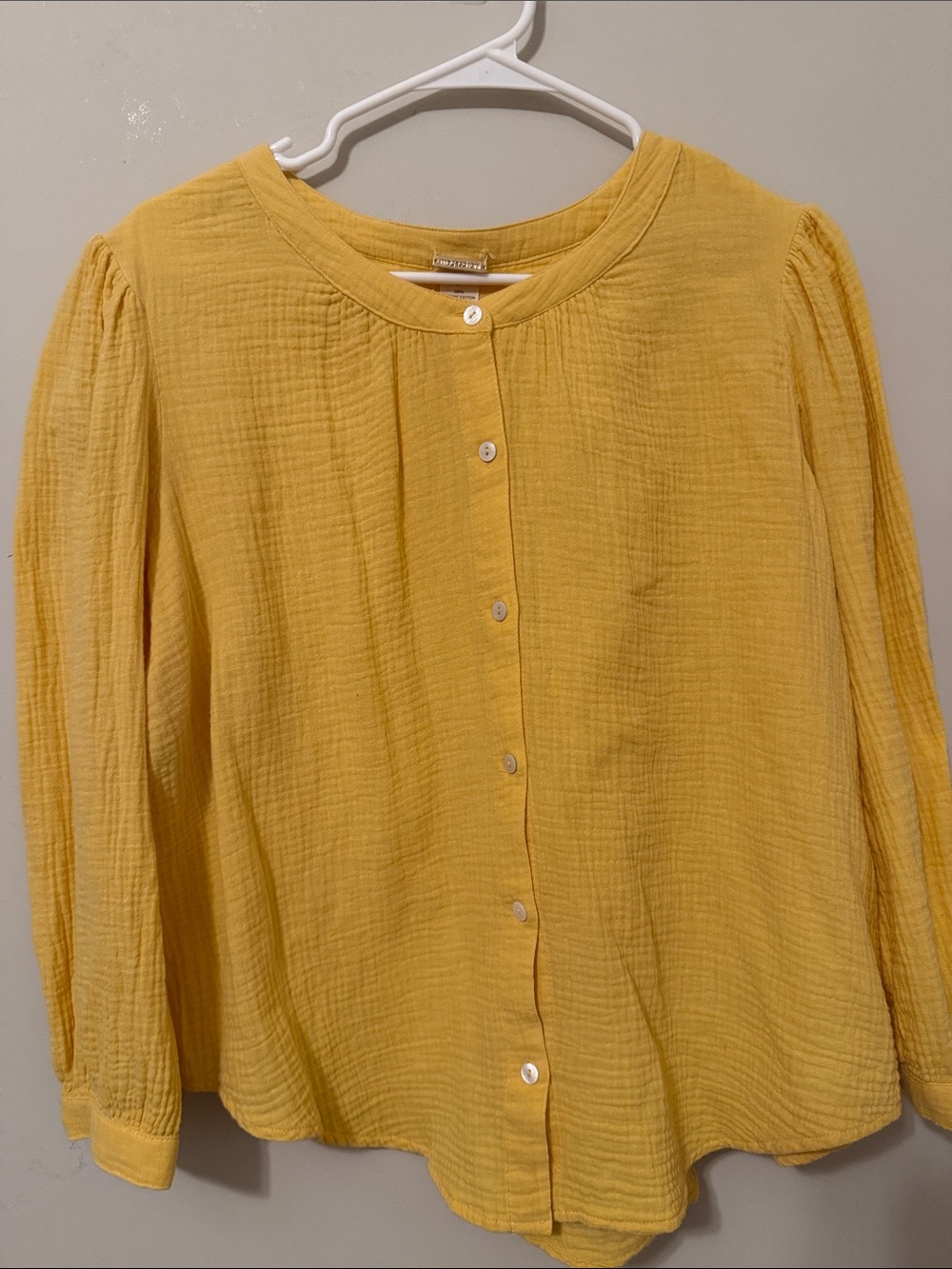 magaschoni 100% ORGANIC COTTON Boxy Popover Top Large
